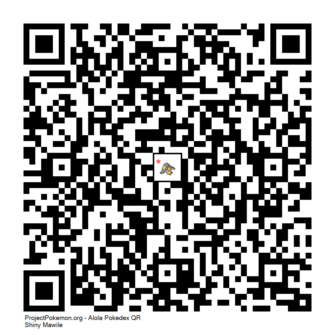 Cdigo QR de Mawile variocolor